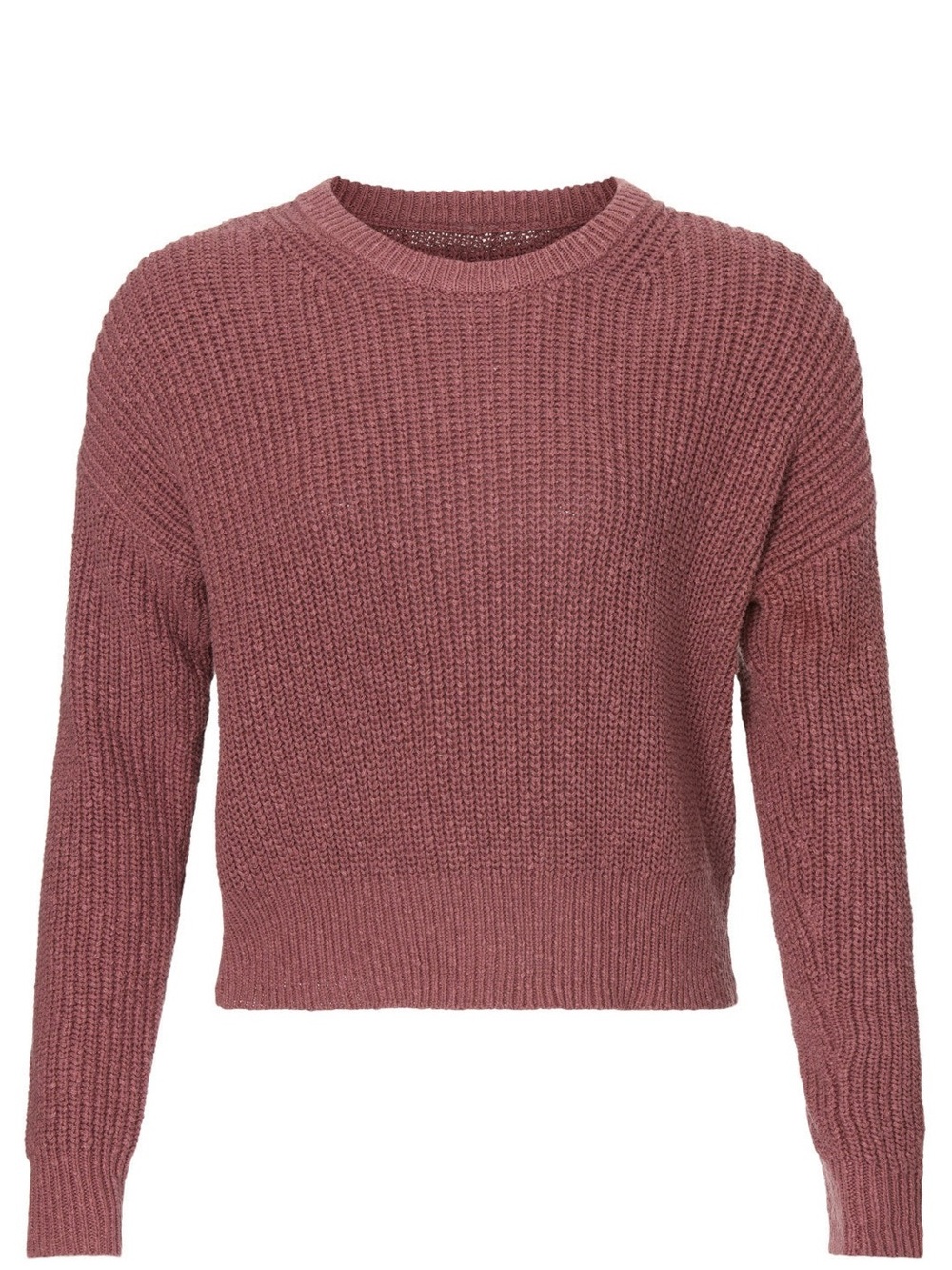Madewell Ribbed Crewneck Sweater in Dusty Rose - Picture 3 of 6